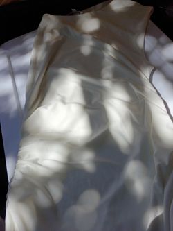 Large Long white dress