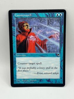 MTG Tempest Counterspell Interrupt Card