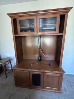 Solid Wood TV Entertainment Center