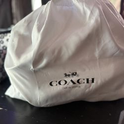 White coach purse 