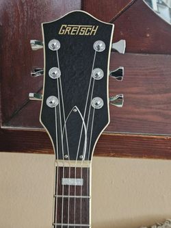 Selling gretsch g2627t Georgia green limited edition cat eye, with upgraded tuners by hipshot