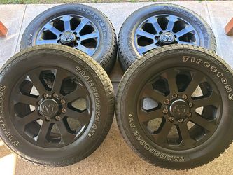 20” Ram 2500/3500 Laramie Wheels & Firestone A/t2 Tires