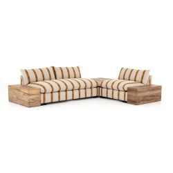 Four Hands-  Grant Sectional w/ Chair & Table