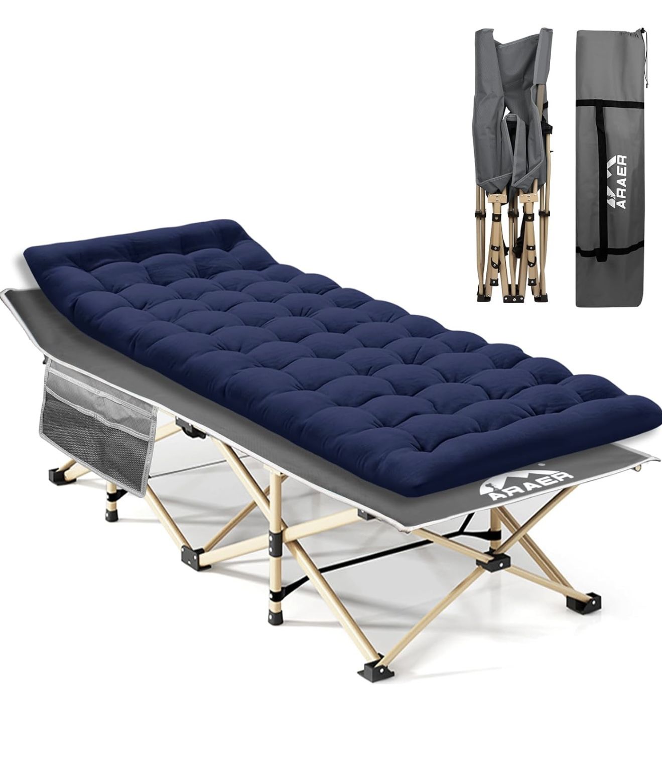 Camping Cot with Mattress