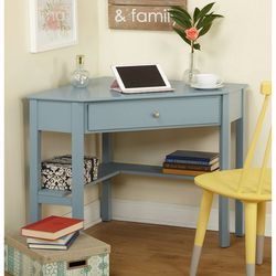 New Blue Color Corner Desk