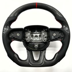 2015+ Dodge Charger Challenger Durango Scatpack SRT Hellcat Carbon Steering Wheel 