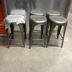 3 Restoration Hardware Bar Chairs