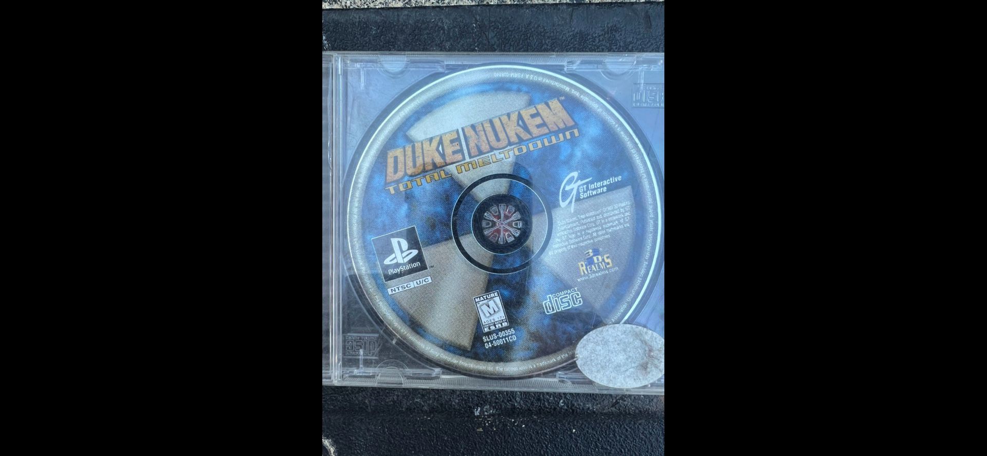 Duke Nukem: Total Meltdown (Sony PlayStation 1, 1997) Disc Only PS1