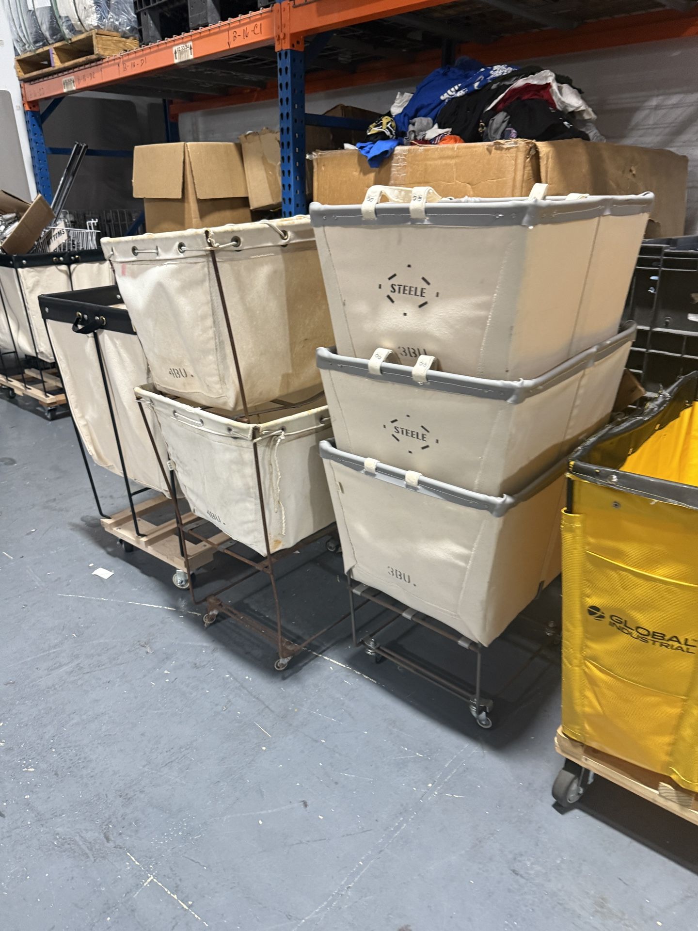 Canvas Bins Clothing Bins (all different pricing)