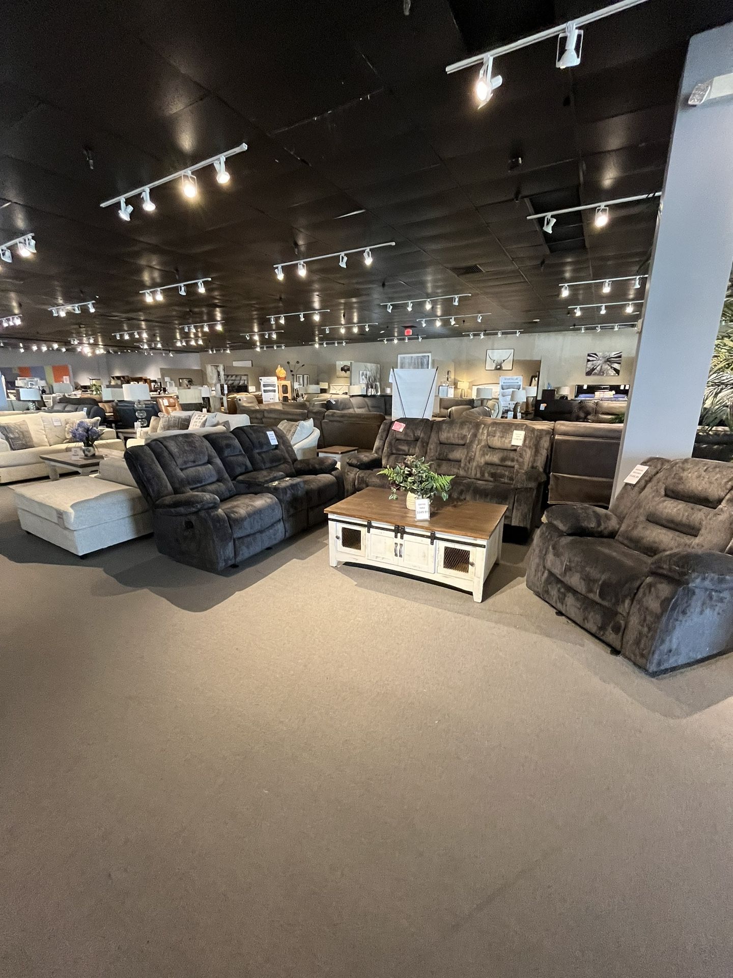 Manual Reclining Sofa And Loveseat