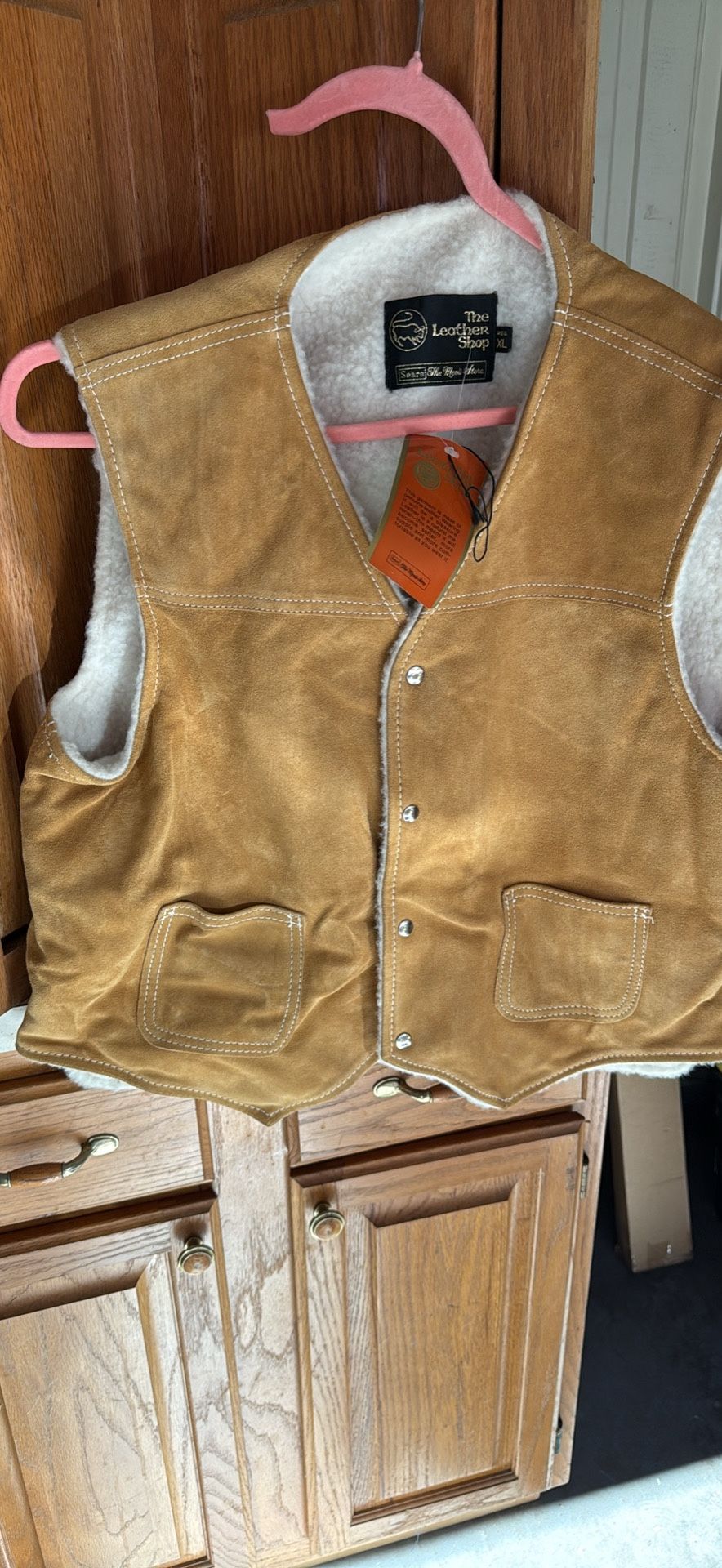 Leather Vest XL