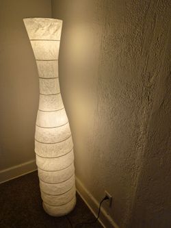 Rice paper lamp.