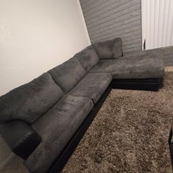 2 Piece Ashley Sectional With Chase