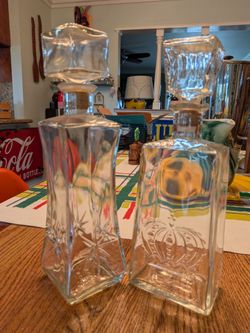 MCM Vintage mid century, space age atomic alcohol, liquor, booze bottles, dispensers, retro barware, bar ware, whiskey bottle