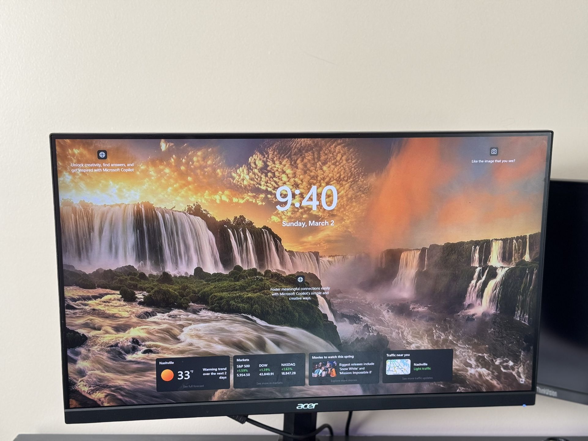 Acer Nitro 60 Gaming PC/ Acer monitor