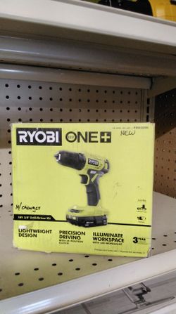 RYOBI ONE + 18V 3/8" DRILL/DRIVER NO CHARGER