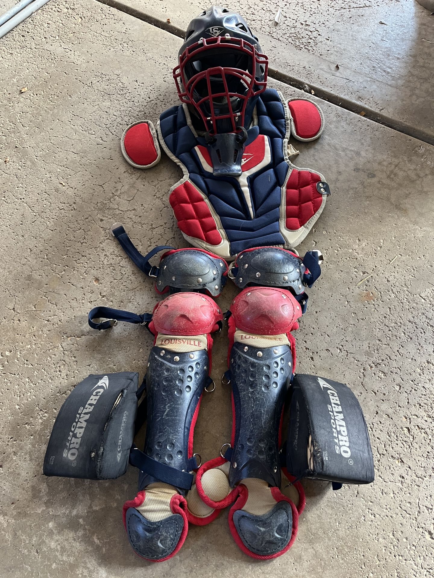 Used Youth Catcher Gear Sets
