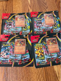 Pokemon TCG Mega Evolution Chaos Rising 3-Pack Blister