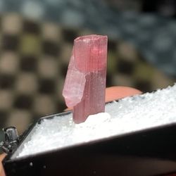 Rare Cross Intergrown Tourmaline Var  Rubelite