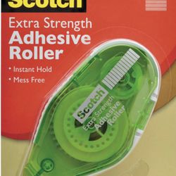 Scotch Double Sided Adhesive Roller Extra Strength 0.31 IN x 33 FT, Dispenser