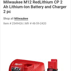 M12 Charger With Battery 