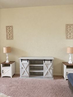 7-Piece Farmhouse Living Room Furniture Set