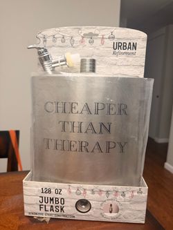 Urban Refinement 128 oz Jumbo Stainless Steel Flask