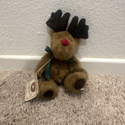 Boyds Bears The Head Bean Collection Moosekins Small Plush Toy with Tag 6”