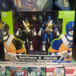 Power Rangers X Ninja Turtles Lighting Collection Donatello & Leonardo Action Figures