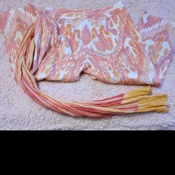 NWOT CHICOS CAPRIS WITH SCARF SIZE 15