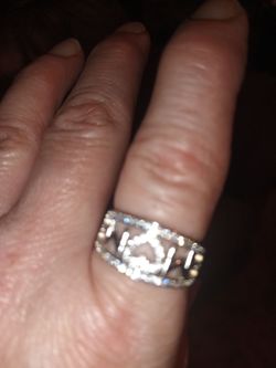 Sterling silver 925 Mom ring size7