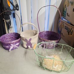 Easter baskets $1 and $5 each 