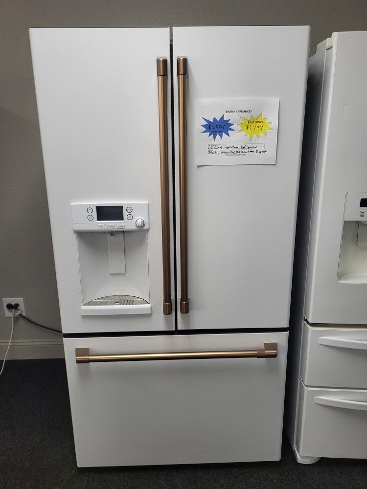 🇺🇸4th Of July Sale! Gorgeous GE Café French Door 28cu.ft Refrigerator-Warranty Included 