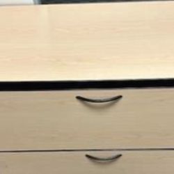 Wood Laters File Cabinet 