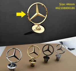 Mercedes Benz hood ornament bonnet star logo badge see all pics sold separately SHIPPING also is AVAILABLE