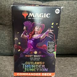 Magic The Gathering : Outlaws Of Thunder Junction Most Wanted Commander Deck