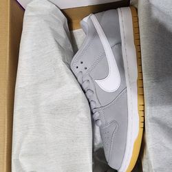 Nike SB Dunk Low Pro Iso Wolf Grey Size 10.5 Men