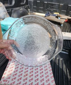 Princess House Fantasia Crystal Pie Plate