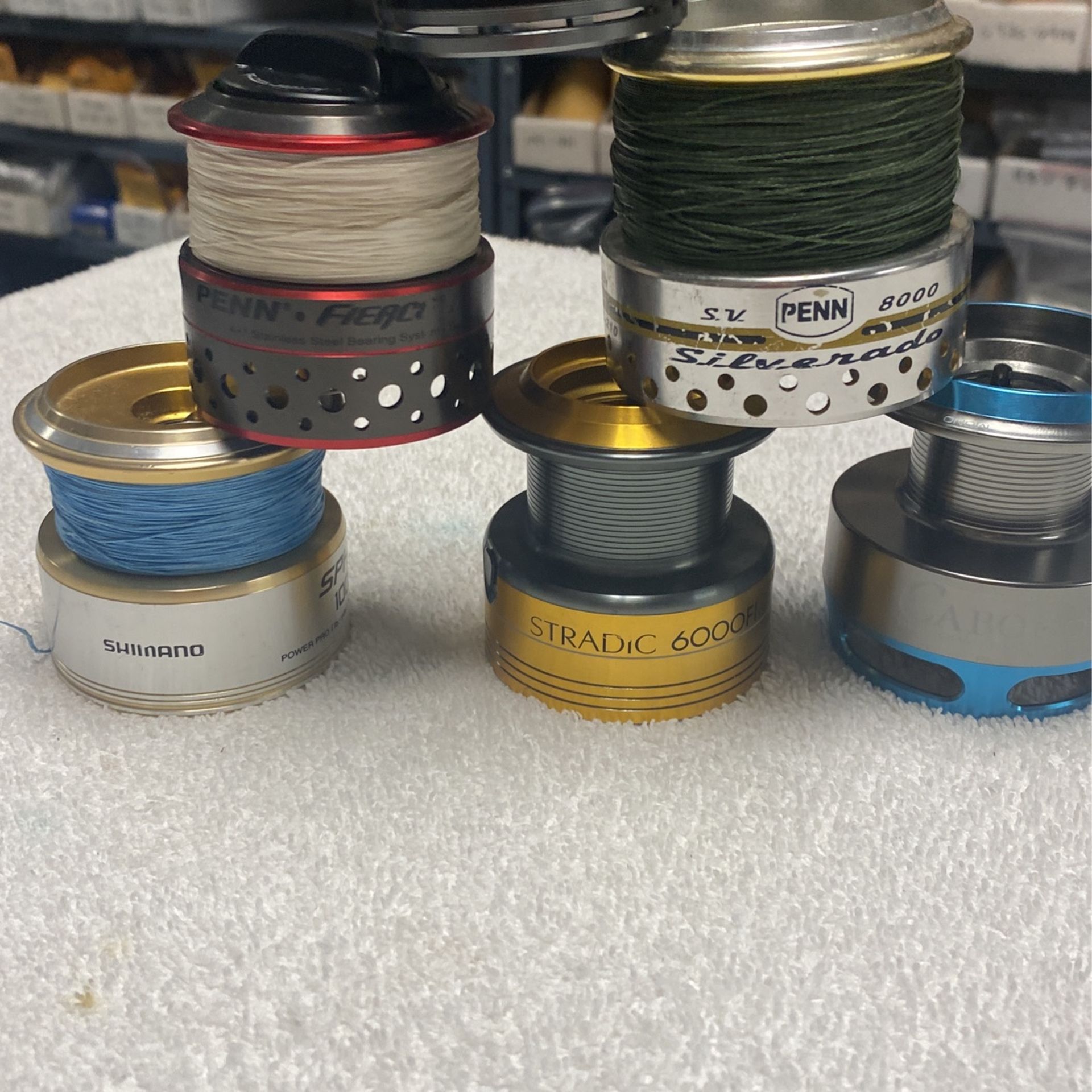 Spinning Reel Spool Blowout! Penn, Shimano,Quantum ,Tsunami