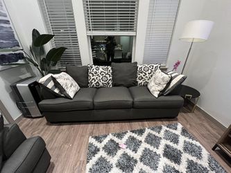 Levon Collection Charcoal Sofa
