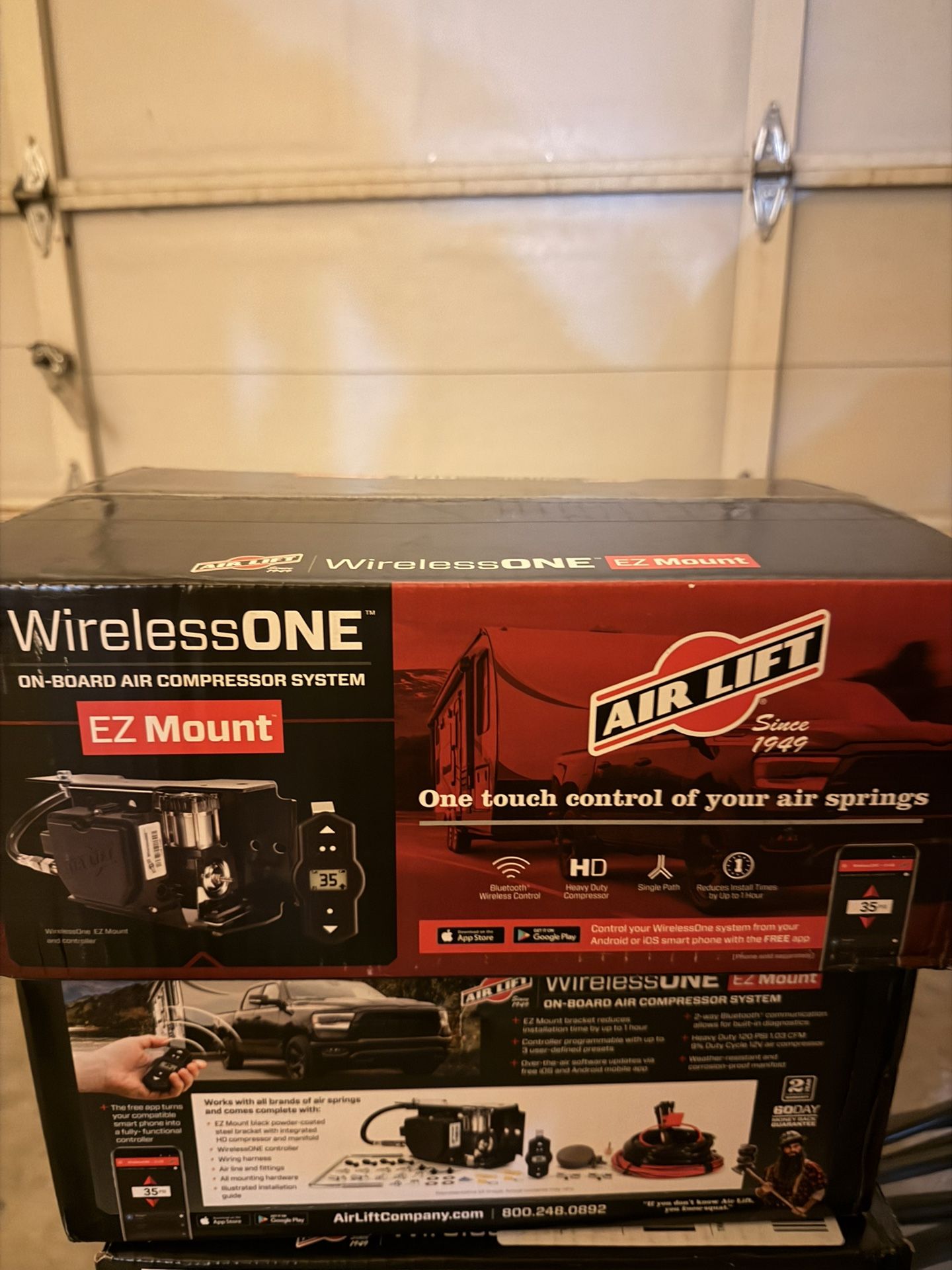 Air Lift WirelessOne+ EZ Mount On-Board Air Compressor with Mobile App - 25980EZ