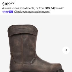 Brunt Pull On Work Boot 