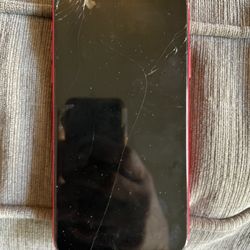 iPhone 11 RED (cracked Front And Back)