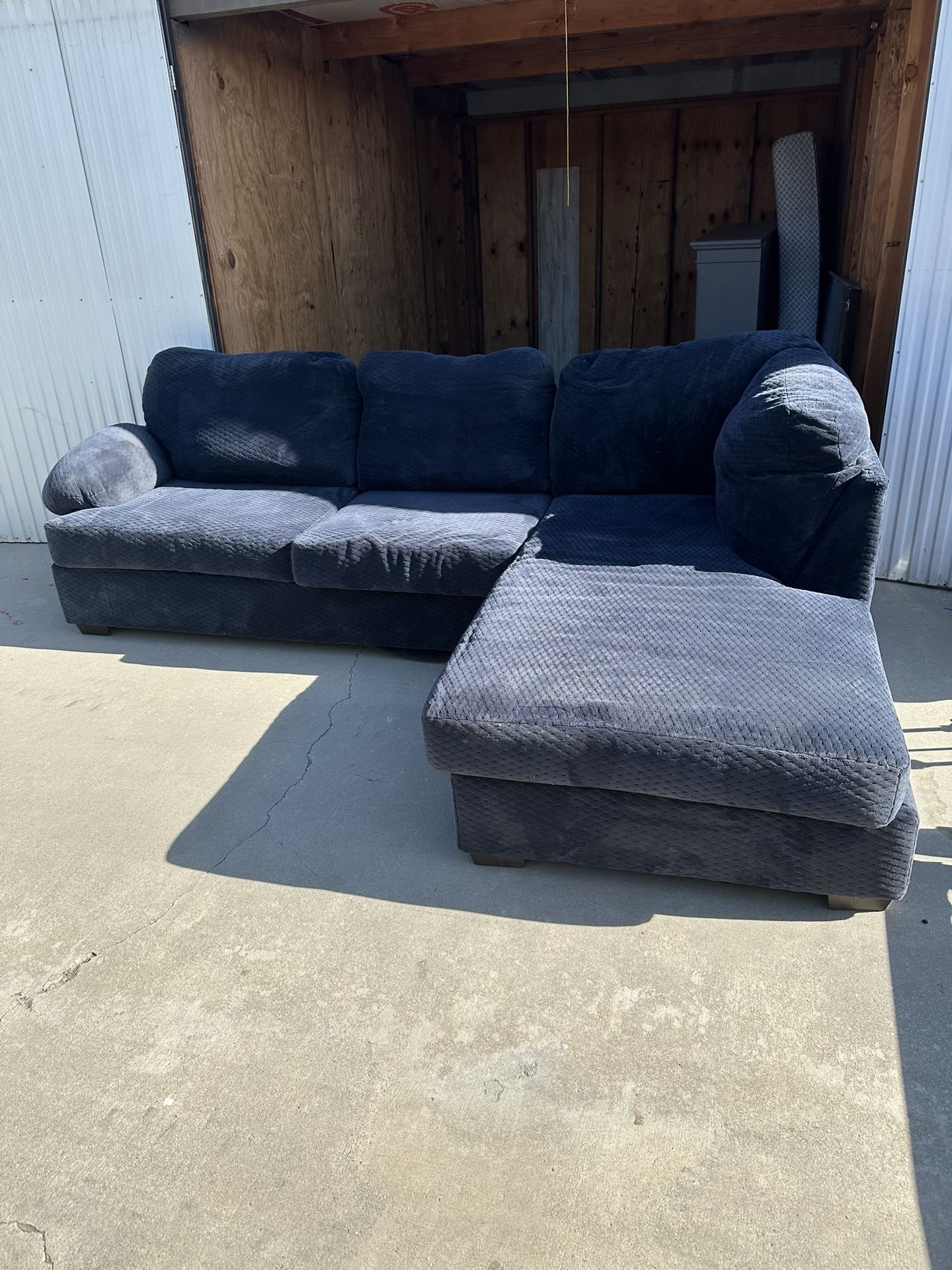 Blue Sectional Set