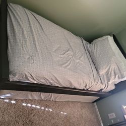 Twin Trundle Bed Set With 2 Drawer Chests & Desk