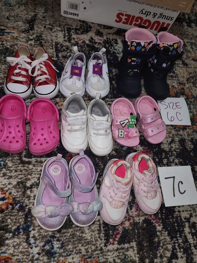 Girls Toddler Shoes 6c/7c
