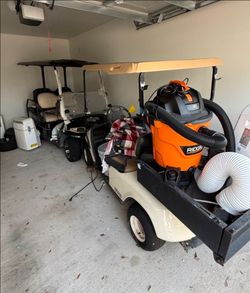 (2) EzGo Golf Carts
