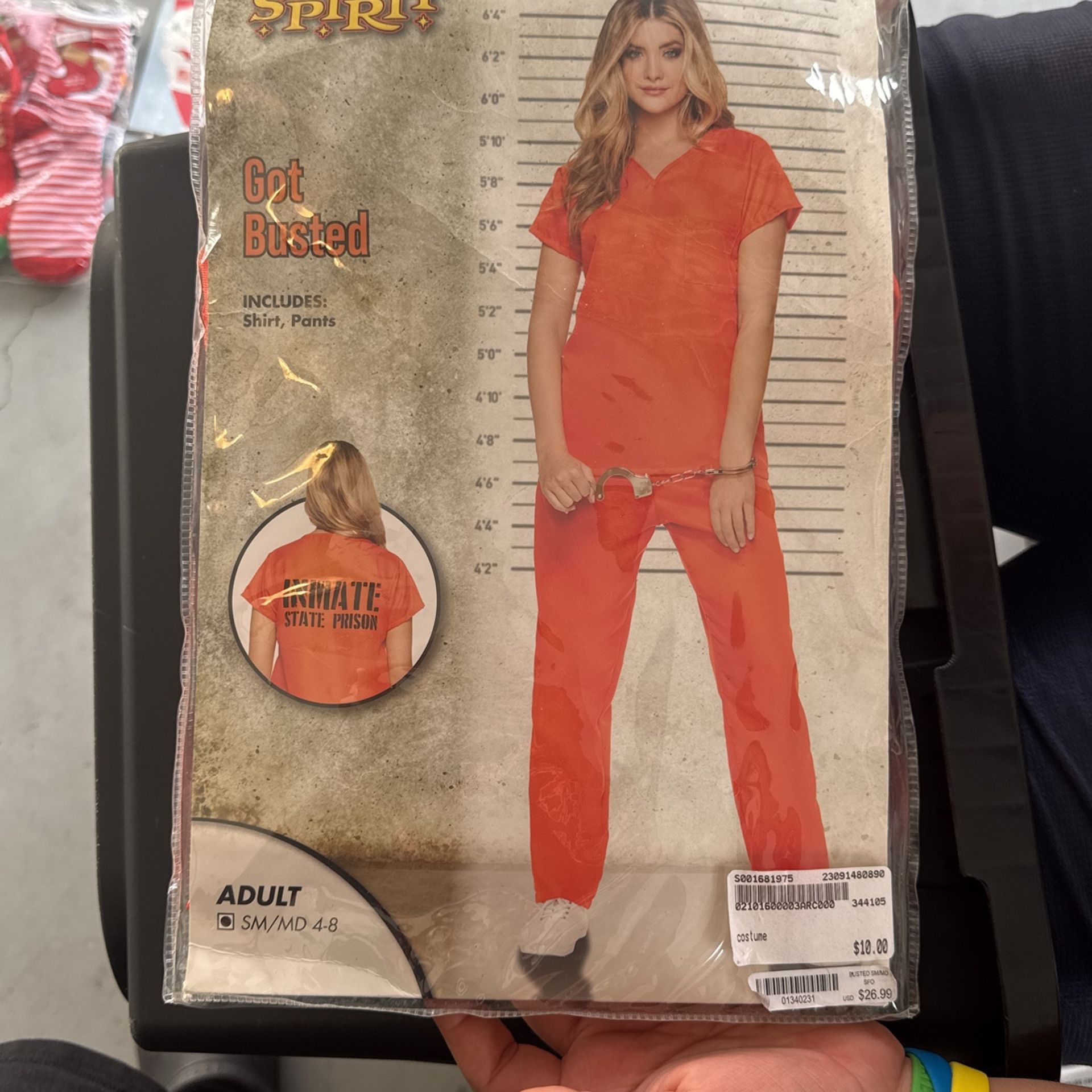 Spirit Inmate Costume