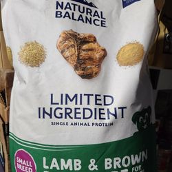 Natural Balance Unopened Dog Food