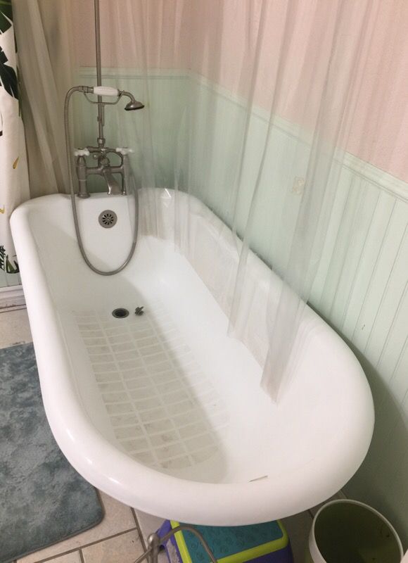 Claw Bathtub with Shower Accessories